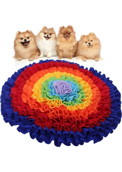 Köpekler Için Snuffle Mat Pet Yavaş Besleme Mat Köpek Kıvrık Yuvarlanma Eğitim Pedi Köpek Puzzle Oyuncaklar | (Yurt Dışından)