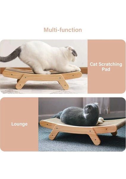 Oluklu Kağıt Kedi Tırmalamak Kurulu Deforme Kedi Yatak Dikey Oluklu Kağıt Taşlama Pençe Oyuncak (Yurt Dışından)
