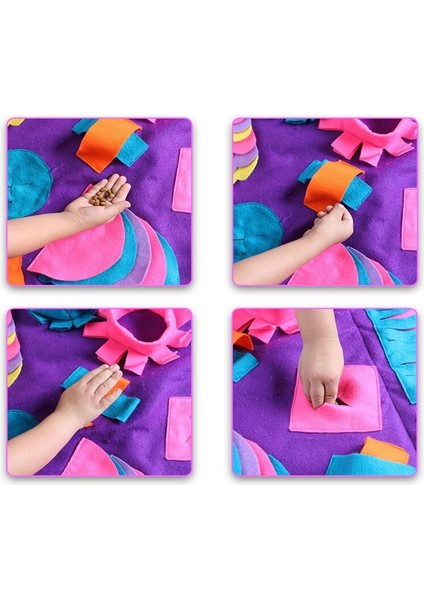 90 cm Köpek Snuffle Mat Yavaş Besleme Eğitim Paspaslar Pet Etkinlik Mat Köpekler Noswork Nosawork Soruncu (Yurt Dışından)