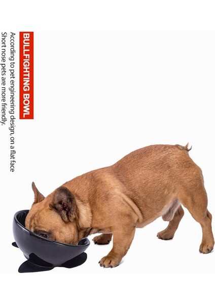 Köpek Besleme Kaseleri, Fransız Bulldog Sarı Çizgili Kedi Seramik Besleme Bulaşıkları Kesim Köpek ve Kedi | Köpek Beslemesi (Yurt Dışından) modelleri