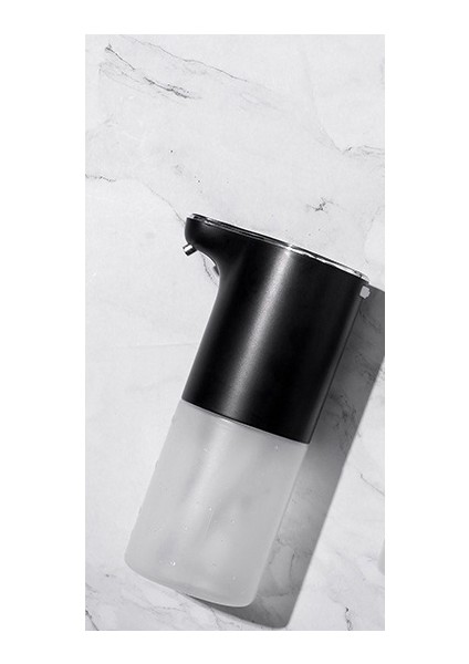 320ML Otomatik Sıvı Sabunluk El Ücretsiz Akıllı Sıvı Deterjan Sensörü Sabun (Siyah) (Yurt Dışından)
