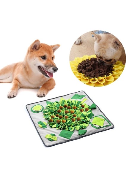 Pet Köpek Snuffle Mat Burun Kokusu Eğitim Battaniye Kelepiş Pad Yavaş Besleme Kase | Köpek Oyuncakları (Yurt Dışından) fırsatları