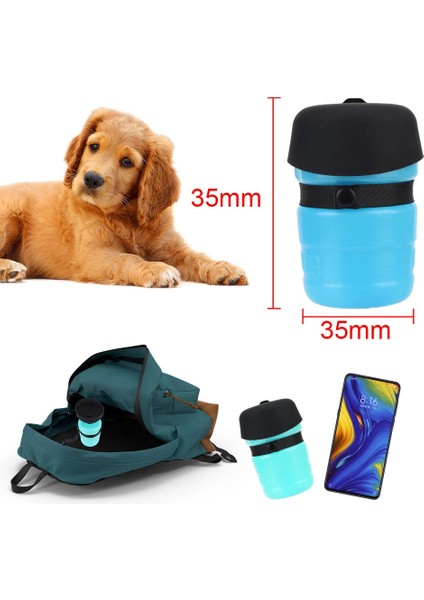 Katlanabilir Pet Besleyici Sıkmak Tipi Su Sürahisi Kupası Dağıtıcı Taşınabilir Kedi Yem Kase Köpek Içme Su Şişesi | Köpek Besleme (Yurt Dışından)