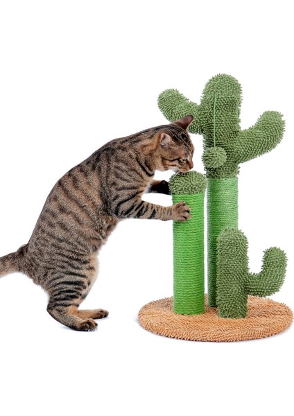 Kaktüs Kedi Tırmanma Çerçevesi Tırlanma Sonrası Pet Sisal Kedi Oyuncak (Yurt Dışından)