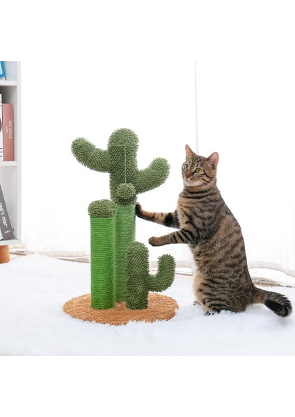 Kaktüs Kedi Tırmanma Çerçevesi Tırlanma Sonrası Pet Sisal Kedi Oyuncak (Yurt Dışından) modelleri