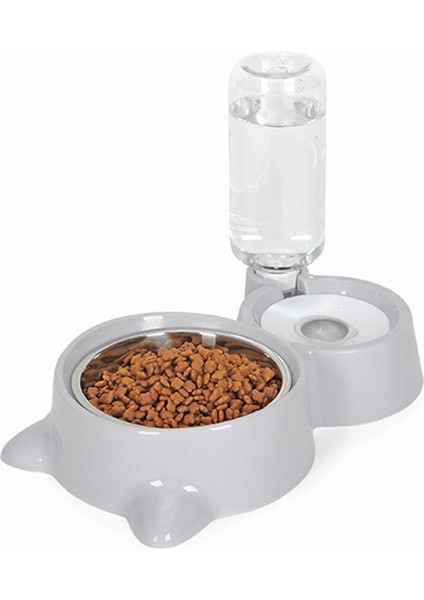 Pet Besleyici Pp Paslanmaz Çelik Kaymaz Köpek Kase Yavru Kedi Otomatik Su Dağıtıcı Yavru Drinker Sevimli Evcil Gıda Konteyner | Köpek Besleme (Yurt Dışından)