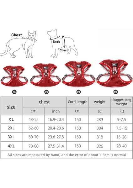 Xl Köpek Koşum Tasma Seti Nefes Yansıtıcı Ayarlanabilir Göğüs Yelek Evcil Hayvan Orta Büyük Evcil Hayvanlar Için Yaprakları Yürüyüş Çekiş Haletleri | Koşumlar (Yurt Dışından)