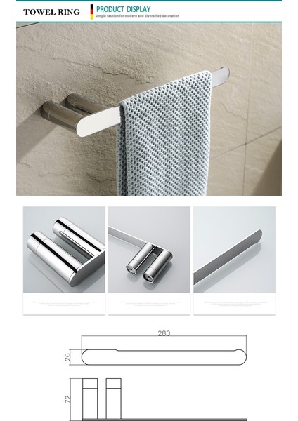 Banyo Aksesuarları Seti 304 Paslanmaz Çelik Krom Havlu Bar Raf Cam Raf Kupası Kağıt Tutucu Tuvalet Fırçası Tutucu Robe Kanca | Banyo Donanım Setleri (Yurt Dışından) fiyatları