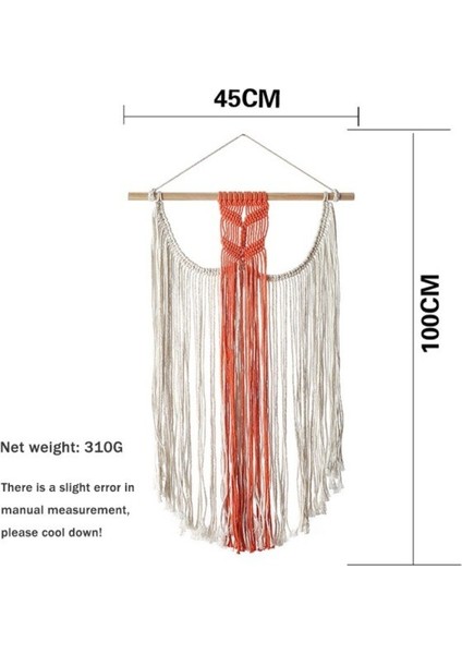 100X5 cm Makrome Dokuma Goblen Duvar Asılı Halı Bohemian Püsküller Chic Oturma Odası Başucu Porch Ev Noel Düğün Süs | Dekoratif Gobiyeller (Yurt Dışından) fiyatları