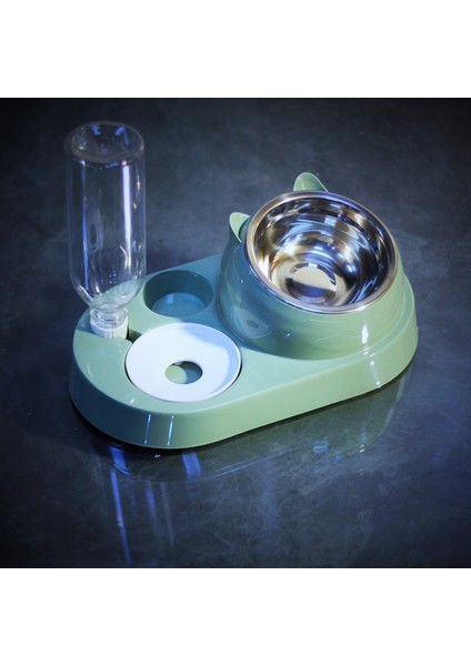 Otomatik Kedi Kase Su Dağıtıcı Pet Besleyici Drinker Kaymaz Pet Yiyecek Kase Kediler Içme Standı Kedi Kedi Aksesuarları ile | Cat Besleme ve sulama Malzemeleri (Yurt Dışından) fiyatları