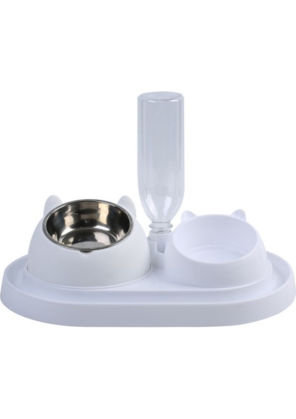 Pet Otomatik Içme Suyu Besleyici Paslanmaz Çelik Kedi Kase Köpek Besleme Kedi Kase Yükselterek Istasyonu Kedi Çift Kase Kedi Maması Kase (Yurt Dışından)
