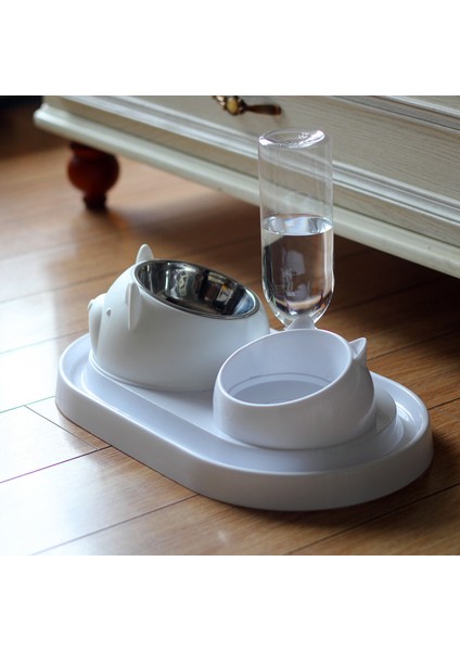 Pet Otomatik Içme Suyu Besleyici Paslanmaz Çelik Kedi Kase Köpek Besleme Kedi Kase Yükselterek Istasyonu Kedi Çift Kase Kedi Maması Kase (Yurt Dışından) fiyatları