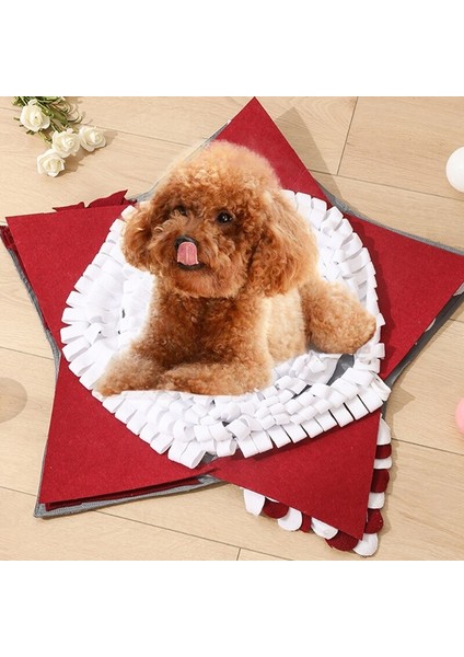 Yüksek Kaliteli Pet Köpek Snuffle Mat Burun Kokusu Eğitim Battaniye Koku Pad Yavaş Besleme Kase | Köpek Oyuncakları (Yurt Dışından)