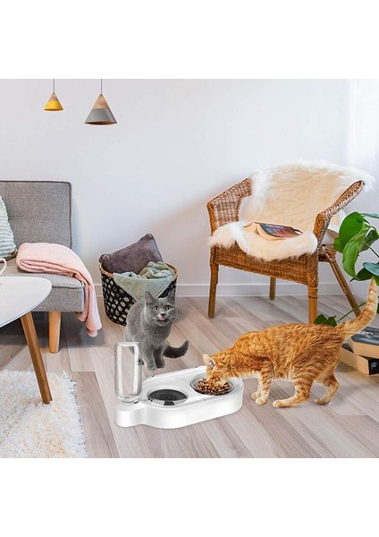 2 In 1 Su Gıda Kedi Kase Kaymaz Anti Dökülme Kararlı Ayırma Tasarım Küçük Köpek Pet Besleyici Otomatik Su Dağıtıcı | Kedi Besleme ve sulama Malzemeleri (Yurt Dışından) fiyatları