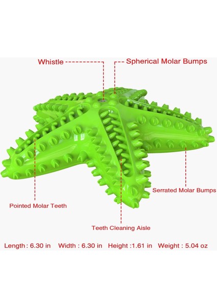 Yıldız Şekli Köpekler Konuşan Oyuncaklar Köpek Diş Fırçası Oyuncak Pet Molar Diş Temizleme Köpekler Interaktif Oyuncak Eğitim Iq Dayanıklı Çiğneme Oyuncaklar | Köpek Oyuncakları (Yurt Dışından)