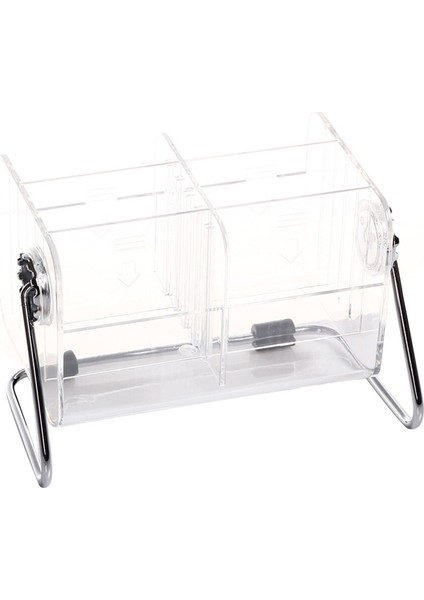 6 Izgaralar Uzaktan Kumanda Tutucu Saklama Kutusu Akrilik Ofis Organizatör Klima Tv Uzak Telefon Makyaj Fırça Ev Organizatör | Saklama Kutuları ve bidon (Yurt Dışından)