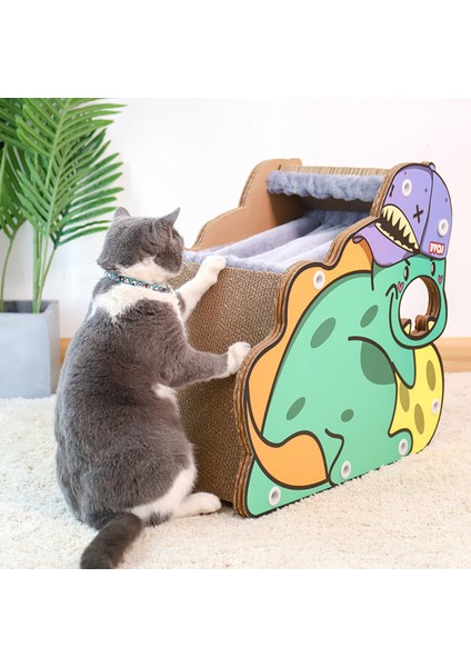 Kedi Oyuncak Pet Kedi Kıyaslama Kurulu Kedi Evi Sevimli Dinozor Şekli Kedi Evi Kedi Scratcher Dayanıklı ve Çizilmeye Dayanıklı Pet Kedi Oyuncak | Mobilya ve çizikler (Yurt Dışından) fiyatları