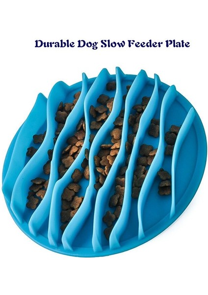 Silikon Köpek Yavaş Besleyici Mat Kedi Komik Besleme Yalama Mat Pet Tedavi Dağıtıcı Ped Banyo Distraction Kolay Bakım Dalga Yay | Köpek Besleme (Yurt Dışından)