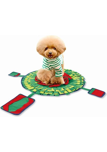 Noel Köpek Snuffle Mat Eğitim Pet Besleme Mat Interaktif Bulmaca Köpek Kedi Nosework Oyuncak Blacket Doğal Yiyecek Arama Becerilerini Teşvik Eder | Köpek Oyuncakları (Yurt Dışından)