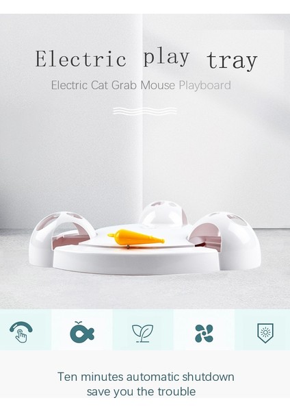 Elektrikli Kedi Oyuncak Akıllı Alay Kedi Sopa Çılgın Oyunu Iplik Turntable Kedi Chasing Manuel Fare Çörek Otomatik Turntable Oyuncak | Kedi Oyuncakları (Yurt Dışından) fırsatları