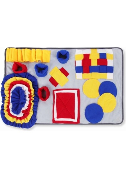 Köpek Besleme Mat Pet Köpek Snuffle Mat Kedi Pet Snuffle Yavaş Besleme Oyuncak Snuffling Burun Çalışma Mat Iq Eğitim Interaktif Bulmaca | Köpek Oyuncakları (Yurt Dışından)