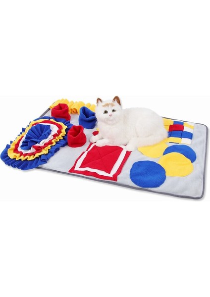 Köpek Besleme Mat Pet Köpek Snuffle Mat Kedi Pet Snuffle Yavaş Besleme Oyuncak Snuffling Burun Çalışma Mat Iq Eğitim Interaktif Bulmaca | Köpek Oyuncakları (Yurt Dışından)