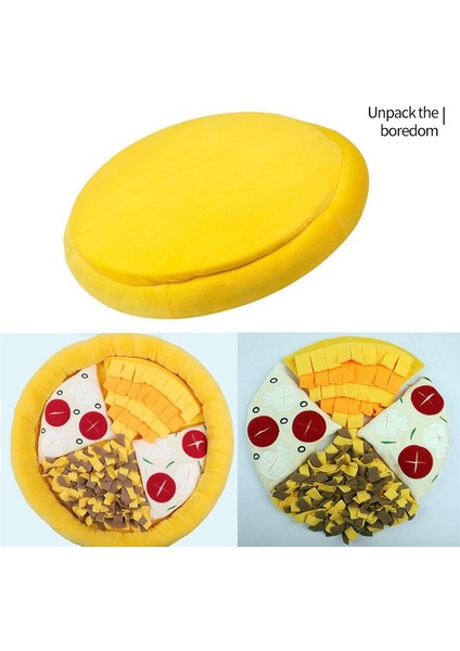 Pet Köpek Oyuncaklar Pet Sniffing Pad Yıkanabilir Eğitim Battaniye Besleme Pizza Yavru Mat Ekleme Çok Renkli Ayrılabilir Polar Battaniye | (Yurt Dışından)