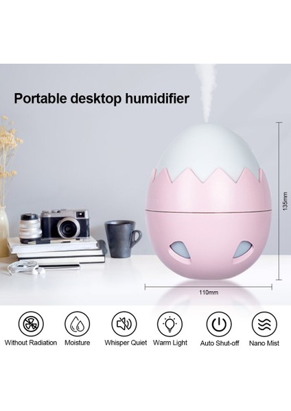 Nemlendirici Mini Araba Hava Spreyi Aromaterapi Uçucu Yağlar Difüzör USB Hava Yağları Ev ve Ofis Için LED Mist Maker | Nemlendiriciler (Yurt Dışından)