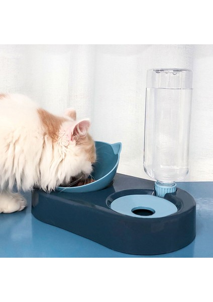 Kedi Kase Su Dağıtıcı Otomatik Su Depolama Pet Köpek Kedi Gıda Kase Gıda Konteyner Waterer Pet Waterer Besleyici ile | Kedi Besleme ve sulama Malzemeleri (Yurt Dışından) fiyatları