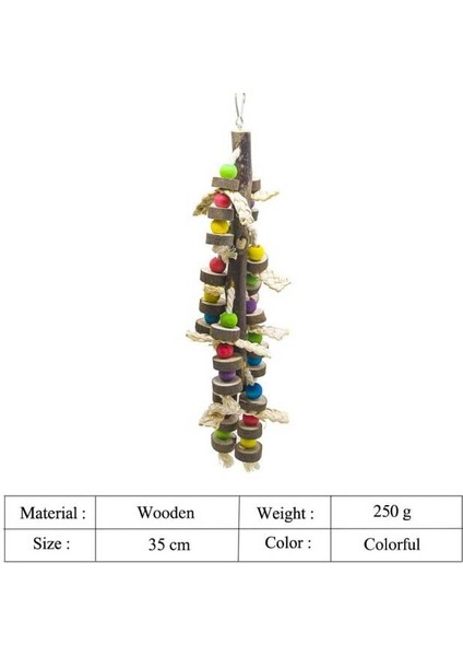 2-Piece Set Doğal Ahşap Kuş Çiğneme Oyuncaklar Blokları Papağan Yırtılma Oyuncaklar Için Best Finch Budgie Parakeets Lovebird Parakeet Kafes Aksesuarları | Kuş Oyuncakları (Yurt Dışından) modelleri