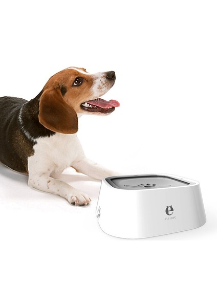 Pet Kedi Köpek Kase Köpek Su Kase Hiçbir Dökülen Pet Yüzer Yavaş Su Besleyici Köpek Kase Hiçbir Kayma Yüzer Pet Su Sabahı 1.5l | Köpek Besleme (Yurt Dışından)