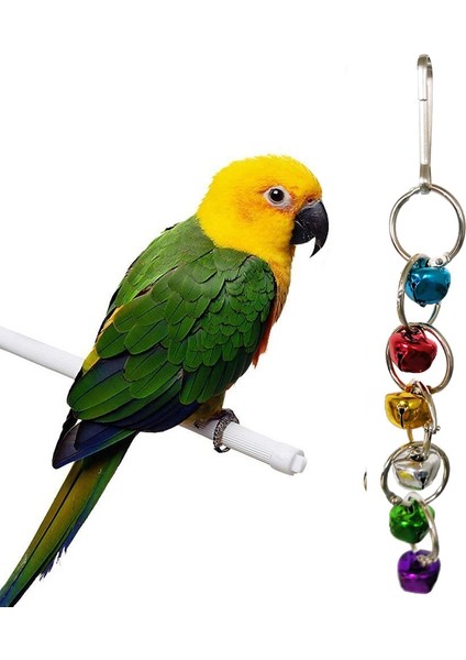 Pet Kuş Salıncak Oyuncaklar Çiğneme Isırık Rattan Topları Papağan Asılı Oyuncak Renkli Lovebird Oyuncaklar Çim Salıncak Çan Kuş Parakeet | Kuş Oyuncakları (Yurt Dışından)