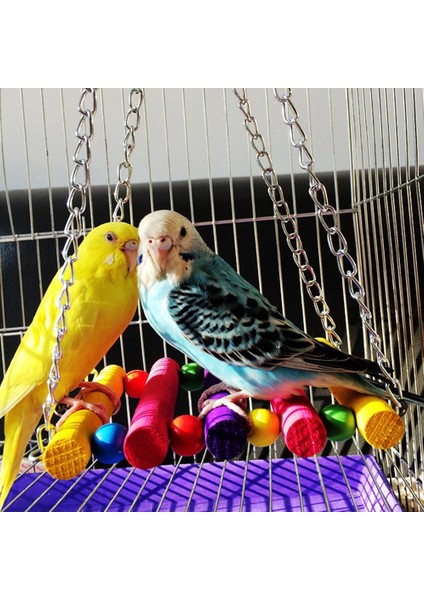 Pet Kuş Salıncak Oyuncaklar Çiğneme Isırık Rattan Topları Papağan Asılı Oyuncak Renkli Lovebird Oyuncaklar Çim Salıncak Çan Kuş Parakeet | Kuş Oyuncakları (Yurt Dışından) fırsatları
