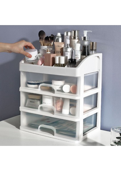 Makyaj Organizatör Depolama Çekmeceleri Organizador Maquillaje Organizatörler Makyaj Takı Plastik Ev Ofis Banyo Kutusu | Makyaj Organizatörleri fiyatları