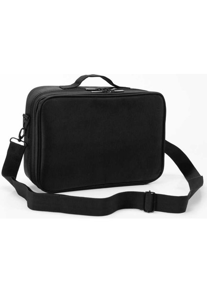 Profesyonel Büyük Kapasiteli Organizatör Makyaj Çantası - Siyah (Yurt Dışından)