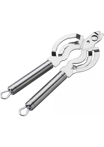 Çok Fonksiyonlu Kavanna Açıcı 304 Paslanmaz Çelik Kullanışlı Vidalı Kapak Çok Amaçlı Boz Şişe Kapak Kavrama Anahtarı (Yurt Dışından)