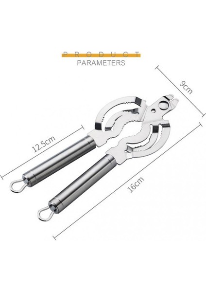 Çok Fonksiyonlu Kavanna Açıcı 304 Paslanmaz Çelik Kullanışlı Vidalı Kapak Çok Amaçlı Boz Şişe Kapak Kavrama Anahtarı (Yurt Dışından) modelleri