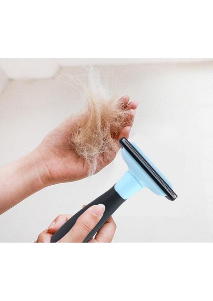 Pet Tımar Fırça Köpekler ve Kediler Için Profesyonel Deshedding Aracı Dökülme (7.5 * 13 Cm) (Yurt Dışından)