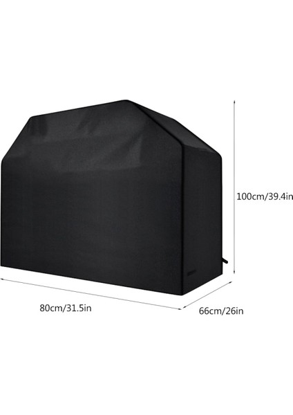 80x66x100cm Barbekü Koruyucu Su Geçirmez Kılıf - Siyah (Yurt Dışından) fırsatları
