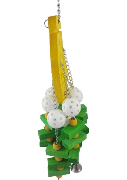 Kuş Oyuncakları Çiğneme Oyuncaklar Büyük Orta Pet Parrot Cockatiel Parakeet Renkli Ahşap Bloklar Salıncak Gıda Sınıfı Oyuncaklar | Kuş Oyuncakları (Yurt Dışından)
