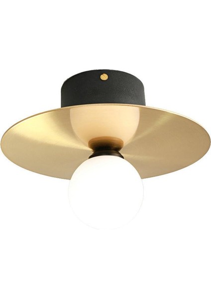 23 cm Tavan Işık, 220 V LED Tricolor Işık 5 W Loft Basit Modern Oturma Odası Yatak Odası Koridor Işık, Siyah Altın Küçük Oturma Odası Aydınlatma (Yurt Dışından)