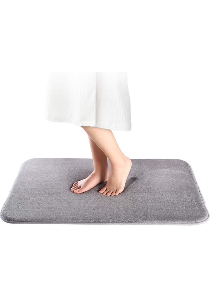 Ekstra Kalın Gri Bellek Köpük Banyo Mat 60X0 9 cm Kaymaz Emici Banyo Halıları Büyük Mutfak Paspaslar Yıkanabilir Duş Halıları | Banyo Paspasları (Yurt Dışından) fiyatları