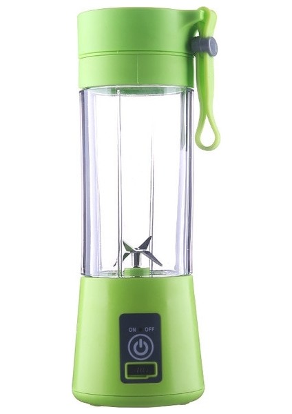 USB Şarj Edilebilir Taşınabilir Kolay Blender Mini Sıkacağı Çok Fonksiyonlu USB Şarj Suyu Kupası Meyve Elektrik Suyu Karıştırma Kupası | Sıkacaklar (Yeşil) (Yurt Dışından)
