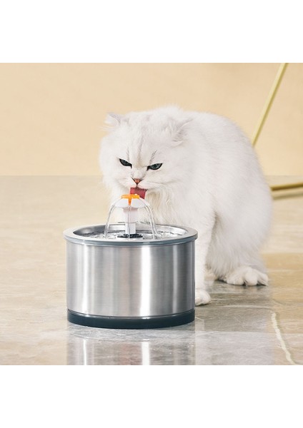 Paslanmaz Çelik Kedi Su Besleyicileri Çeşmesi 2.5l USB Pet Köpek Içme Kase Otomatik Dağıtıcı Süper Sessiz Drinker Besleyici Filtresi | Kedi Besleme ve sulama Malzemeleri (Yurt Dışından) fiyatları