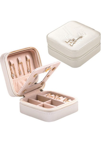 Mücevher Kutusu Seyahat Kozmetik Takı Tabut Organizatör Makyaj Ruj Saklama Kutusu Güzellik Konteyner Kolye Doğum Günü Hediyesi fiyatları