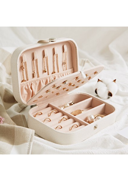 Mücevher Kutusu Seyahat Kozmetik Takı Tabut Organizatör Makyaj Ruj Saklama Kutusu Güzellik Konteyner Kolye Doğum Günü Hediyesi fırsatları