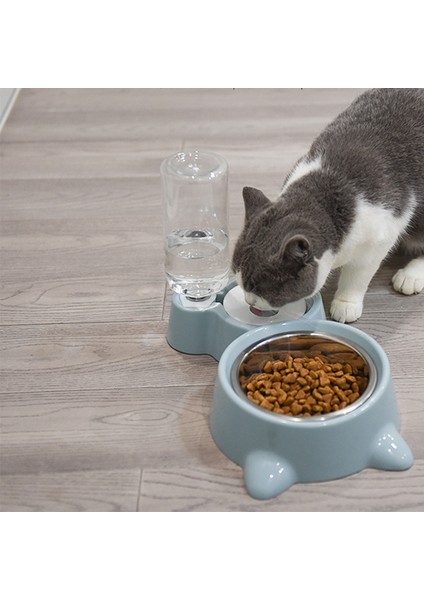 Pet Kase Anti Bekleme Otomatik Içme Suyu Besleyici Kupası Seti Köpek Yemek Kase Otomatik Su Doldurma Çift Kase Pet Malzemeleri | Kedi Besleme ve sulama Malzemeleri (Yurt Dışından) fiyatları