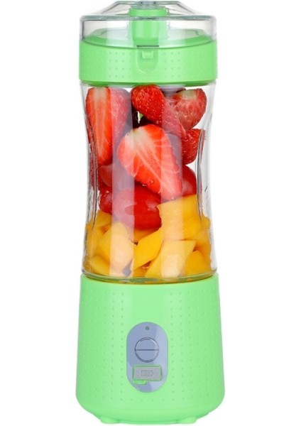 Taşınabilir Blender USB Mikser Elektrik Sıkacağı Makinesi Smoothie Blender Mini Gıda Işlemcisi Kişisel Limon Sıkacağı Portakal Sıkacağı | Sıkacaklar (Yeşil) (Yurt Dışından)