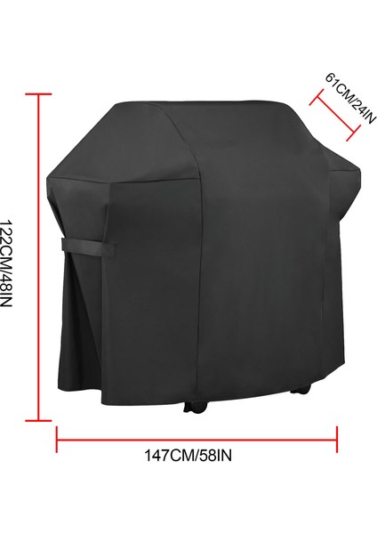 Su Geçirmez Barbekü Izgara Oxford Bezi Barbekü Kapak Açık Drenaj Izgara Barbekü Anti Toz Koruyucu Gaz Kömür Elektrikli Barbe | Kapakları (147 x 61 x 122 Cm) (Yurt Dışından) fiyatları