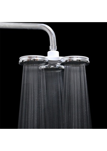 Üçlü Duş Başkanı Yağış Paslanmaz Çelik Yağış Duş Başlığı Filtre Yüksek Kaliteli Çelik Banyo Duş Başlığı Yağış Duş | Duş Başlığı (Yurt Dışından)